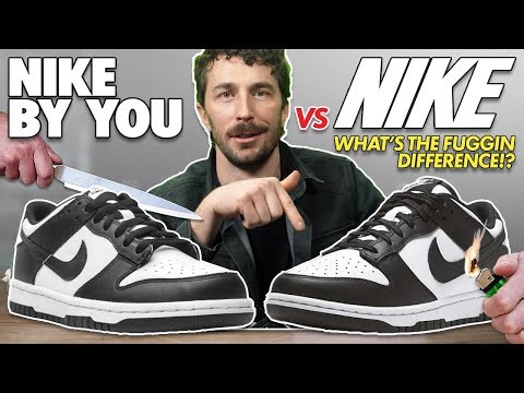 The Truth about Nike by You! Are they the same shoes? Dunk Low Retro Panda