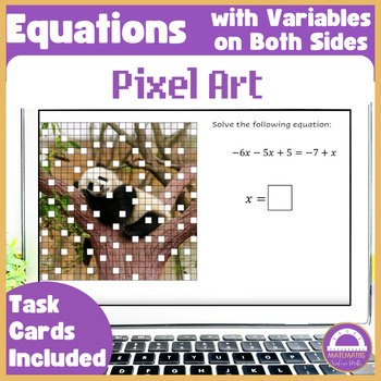 Solving Linear Equations with Variable on Both Sides Digital Activity
