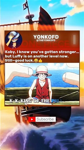 good luck!,koby👍#onepiece