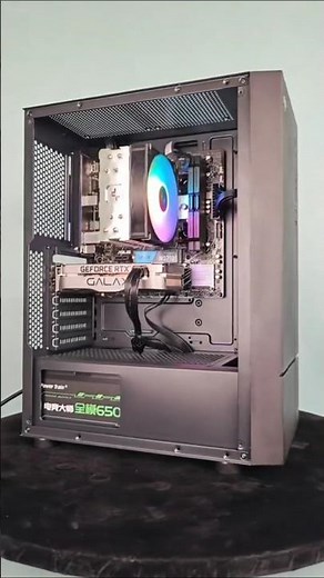 Gaming Pc Build ASMR By Mohib Yt brown case bc build