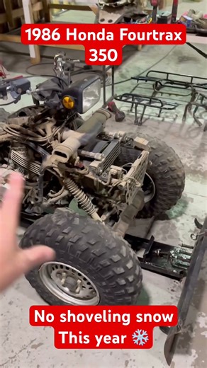 Honda #honda #fourtrax #hondaatv #quads #offroading #4x4 #builtnotbought #toyota4runner #4wd #snow