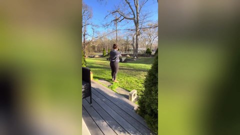 44 Inch Lawn Sweeper Tow Behind, 25 cu.ft. Large Pull Behind Grass Sweeper, Heavy Duty Leaf & Grass Collector with Dumping Rope Design, Adjustable Sweeping Height for Picking Up Debris & Grass