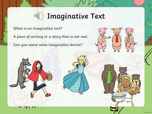 Wk 4 imaginative Vs informative texts PowerPoint Video
