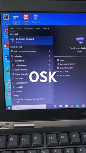 Cara Menampilkan Keyboard Virtual di Windows 10 di Laptop/Komputer #layarkeyboard #keyboard