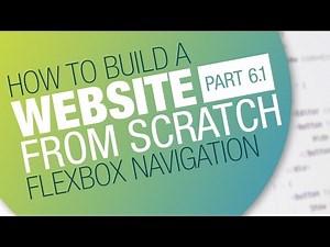 How to Create a Website - Complete workflow | Part 06.1: Building the navigation with Flexbox
