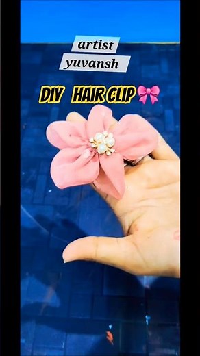 Easy Hair Clip Making For Beginners 💖 | Craft Ideas”