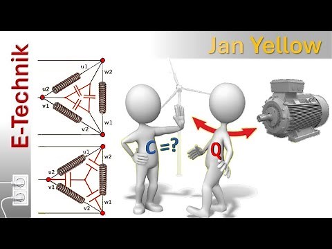 Blindleistungskompensation, Kapazität berechnen, Beispiel (Drehstrom 07)