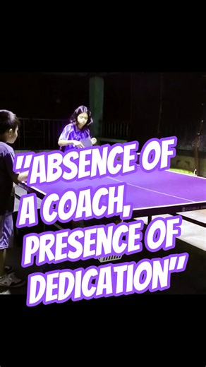 When the coach is away, the real work begins #tabletennis #pingpong #smash #coach #selfimprovement