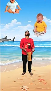 1.6M views · 6K reactions | Flying crying babies catching vs fish, shark, turtle - Funny vfx magic video  #comedy #editing #reels #viral #trending #vfx #game #funny #magic #fun #explore #foryou | Ayan Fantasy | Facebook