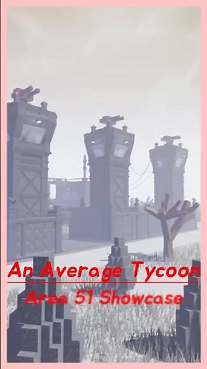 An Average Tycoon: Area 51 Showcase #roblox #youtubeshorts #tycoon #showcase #building