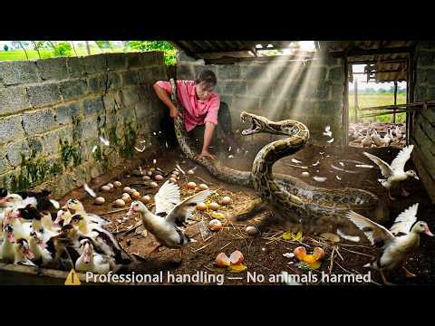 72-Hour Duck Rescue from a Giant Python — Unbelievable Ending