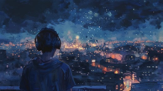 【SoundLAB｜Lofi｜超治愈】凌晨三点半 星光降临沉睡的城市 此刻你在干嘛