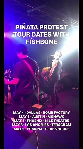 May 2026 tour dates with Fishbone!