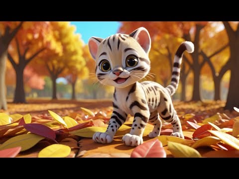 Minecraft Baby Ocelot Hid in a Pumpkin Pat AV1 | Nursery Rhymes for Kids & Baby Songs