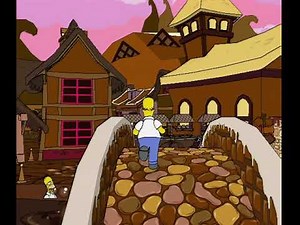 The Simpsons Game Wii Gameplay
