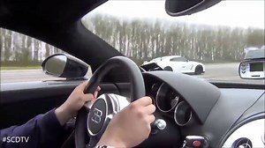 A tuned Nissan GT-R drag races a Bugatti Veyron! Video by Supercar Driver | Marchettino