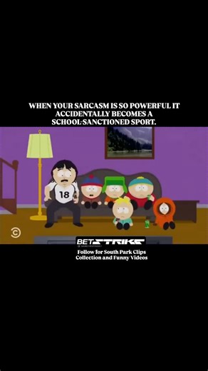 ToonSouthPark | The video shows a clip from South Park where a character named Randy Marsh proposes a new, satirical game called Sarcastaball to the local... | Instagram