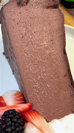 Chocolate basque cheesecake 🍫 #easyrecipes #cheesecakes #cake #desserts #valentine