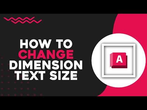 How To Change Dimension Text Size in AutoCAD (Quick Tutorial)
