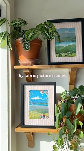 DIY Fabric Photo Frames ✨
