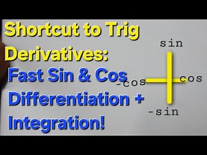 Shortcut to Trig Derivatives: Fast Sin & Cos Differentiation + Integration!