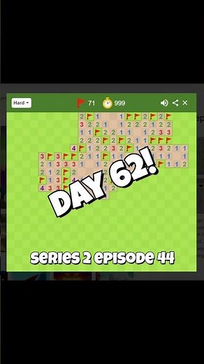 Day 62 of playing Minesweeper every day for the rest of my life