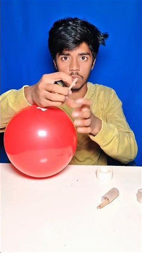 Balloon vs Tape Experiment 🎈😲 | Science Magic Trick
