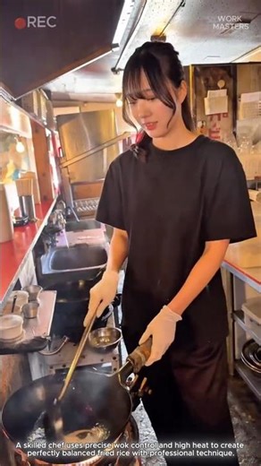 Wok Cooking Master Skills 🔥 | Perfect Fried Rice Stir-Fry Technique