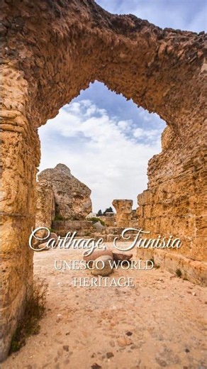 UNESCO WORLD HERITAGE SITES - Archaeological Site of Carthage, Tunisia😍