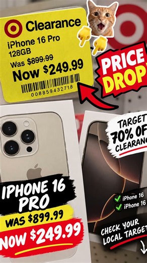 Target Clearance: iPhone 16 for $249 (Was $829.99) — Receipt Proof 🧾📱 #targetclearance #iphone16