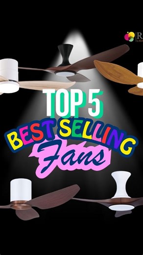 1.4K views | Here's our TOP 5 Best Selling Ceiling Fans! Did you...