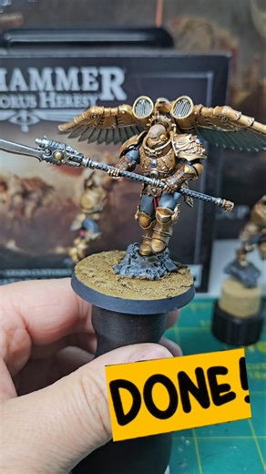 The lance is mightier than the...wait I got that wrong #horusheresy #custodes #adeptuscustodes