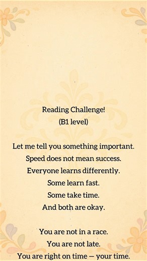 Reading Challenge!#learnenglish #readingpractice #dailyenglish #english #dailymotivation