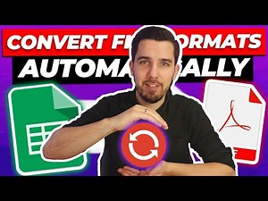 Convert File Formats Automatically: Excel, Google Docs and Images Made Easy