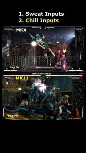 Cassie Cage Combos MKX vs MK11