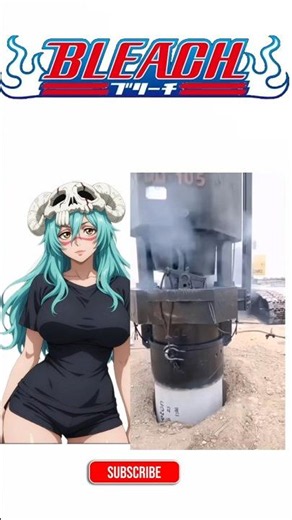 Bleach waifus vs hydraulic pump pressure impact #anime #bleach #hydraulicpress #animeedit #waifu