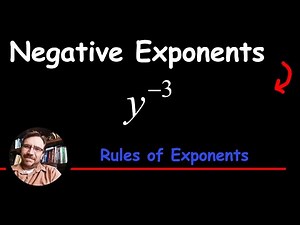 How to Simplify a Negative Exponent