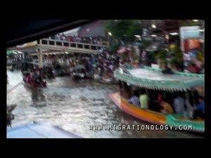 Food at Amphawa Floating Market in Thailand
