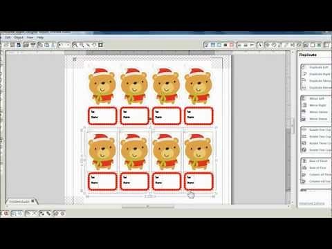 Print-and-Cut TUTORIAL: How to make Gift Tags with the Silhouette Studio program