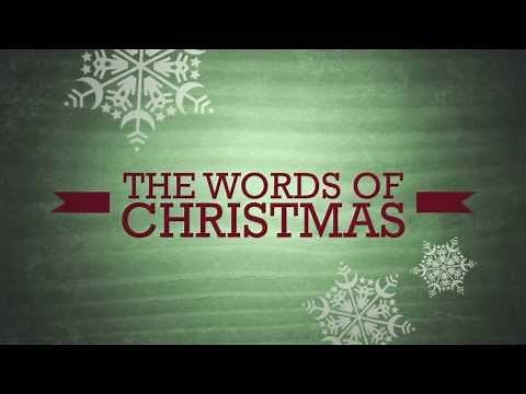 The Words of Christmas Sermon Series Bumper Video
