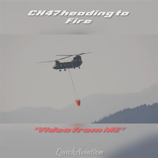 CH-47J firefighting in Japan #aviation #avgeek #airplane #helicopter #fyp