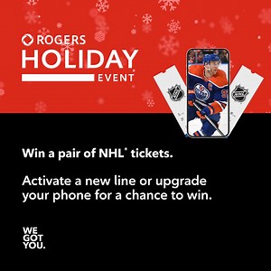 Don’t snooze on this once-in-a-lifetime NHL giveaway. 🏒🤩🏒 Ticket giveaway is on now, only every day in December! | Rogers