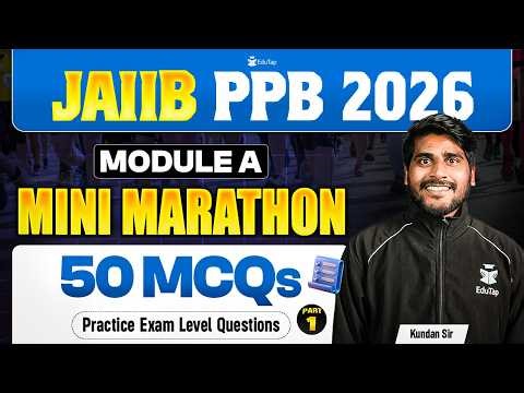 JAIIB PPB Marathon Class 2026 | JAIIB PPB Important Topics & Questions | JAIIB May 2026