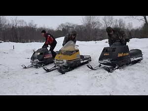 Hardcore backcountry Skidoo elan ridin. PowerModz style.