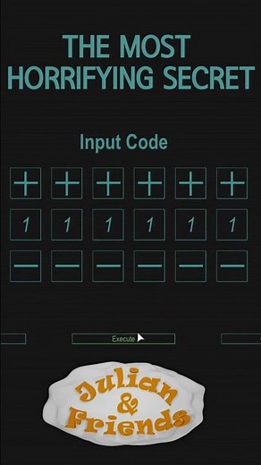 THE MOST HORRIFYING SECRET | JULIAN & FRIENDS #horror #creepy #creepypasta
