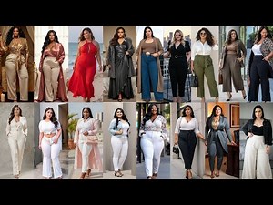 Over 50 weighted Women's Looks | Over Weight women's Fashion Sense