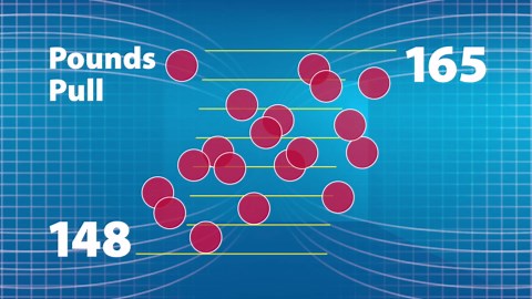 Master Magnetics Strong Magnet with Ergonomic Handle - 100 lb Pull Force, Red, 07501