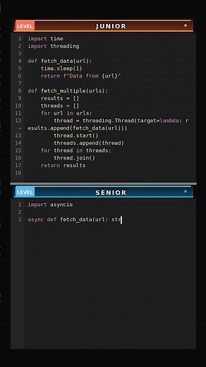 Async-Await-Threading-vs-Async-Await #Python