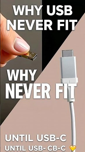 Why USB Took 3 Tries to Plug In (Until USB-C) 🔌