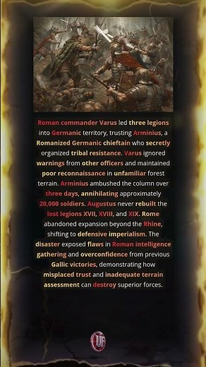 How Rome Suffered Its Worst Defeat in Germania